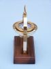 Antique Brass Executive Desk Gimbal Compass 8""