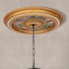 Cherub Sky Round Chandelier Ceiling Medallion 47