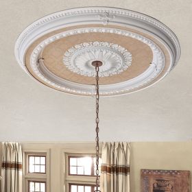 Blanco Round Chandelier Ceiling Medallion 47