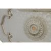 Champagne Rectangular Chandelier Ceiling Medallion 94 inches