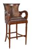 French Lodge Fur Bar Stool VE