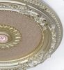 Rose Gold Petite Round Ceiling Medallion 24 Inch Diameter