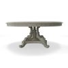 Mystique Gray Mahogany Anglia 72''Rd Dining Table