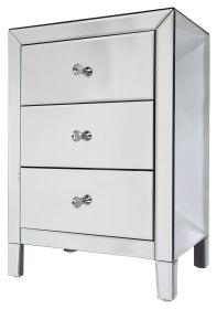 Mirrored Chest with Three Drawers