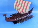 Wooden Viking Drakkar Model Boat 24""