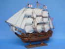 Wooden Charles Darwin's HMS Beagle Model Ship 14""