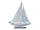 Wooden Intrepid Limited Model Sailboat Decoration 27""