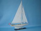 Wooden Intrepid Limited Model Sailboat Decoration 27""