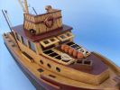 Wooden Jaws - Orca Model Boat 20""