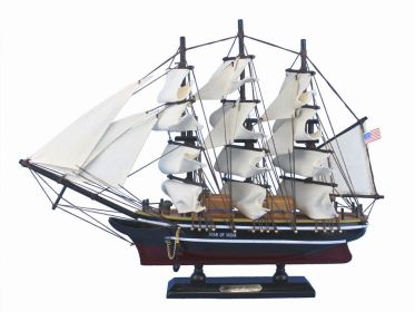 Wooden Star of India Tall Model Ship 15""