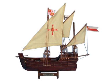 Wooden Nina Model Ship 12""