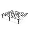 Queen size Sturdy Black Metal Platform Bed Frame