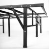 Queen size Sturdy Black Metal Platform Bed Frame