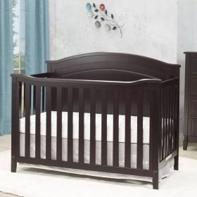 SF Home Espresso Solid Wood Convertible Crib - Toddler Bed Sold Separately