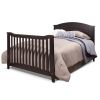 SF Home Espresso Solid Wood Convertible Crib - Toddler Bed Sold Separately