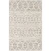 5-ft. x 7.5-ft. Hand Woven Wool Blend Grey Beige Ivory Persian Style Area Rug