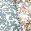 Full/Queen Floral Country Cottage Blue Green Coral Beige 3 Piece Comforter Set