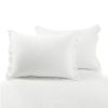 King size White 5-Piece Lightweight Polyester Comforter Set with Lace Trim