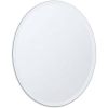 Oval Frameless 36-inch Beveled Bathroom Bedroom Living Room Vanity Wall Mirror