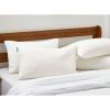 Set of 2 Queen Shredded Memory Foam Pillows with Luxury Bamboo Breathable Cover