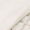 Twin/XL Soft Lightweight Puff Textured 2-Piece Comforter Set in Off White