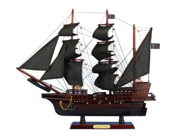 Wooden Blackbeard's Queen Anne's Revenge Model Pirate Ship 20""