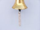 Brass Plated Hanging Harbor Bell 5.5""