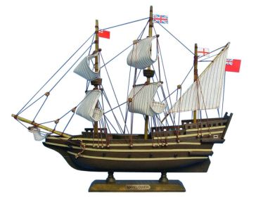 Wooden Mayflower Tall Model Ship 14""