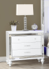 Sterling Queen 4 PC LED Bedroom set made with wood in White Color