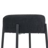 30" Tall, Round High Bar Stools, Set of 2 - Contemporary upholstered dining stools for kitchens, coffee shops and bar stores - Includes sturdy hardwar