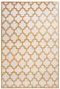 Trellis Tangerine/Ivory Area Rug 8x10