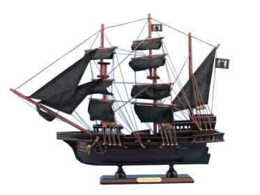 Wooden Black Bart's Royal Fortune Model Pirate Ship 20""