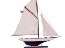 Wooden Columbia Limited Model Sailboat 25""