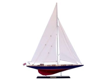 Wooden Endeavour Limited Model Sailboat Decoration 35""