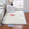 Fluffy Imitation Wool Area Rug